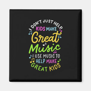 Musiklehrer - Helfen Sie Kindern, Musik zum Gesche Magnet