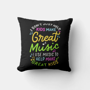 Musiklehrer - Hilfe für Kinder, Musikgeschenke zu Kissen