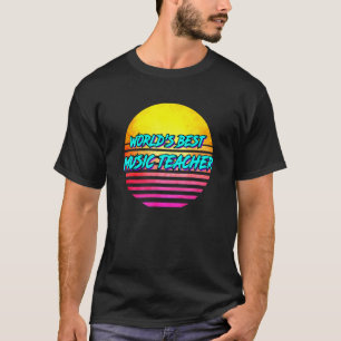 Musiklehrer-Idee Weltbester Musiklehrer T-Shirt