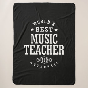 Musiklehrer Job Titel Geschenk Sherpadecke