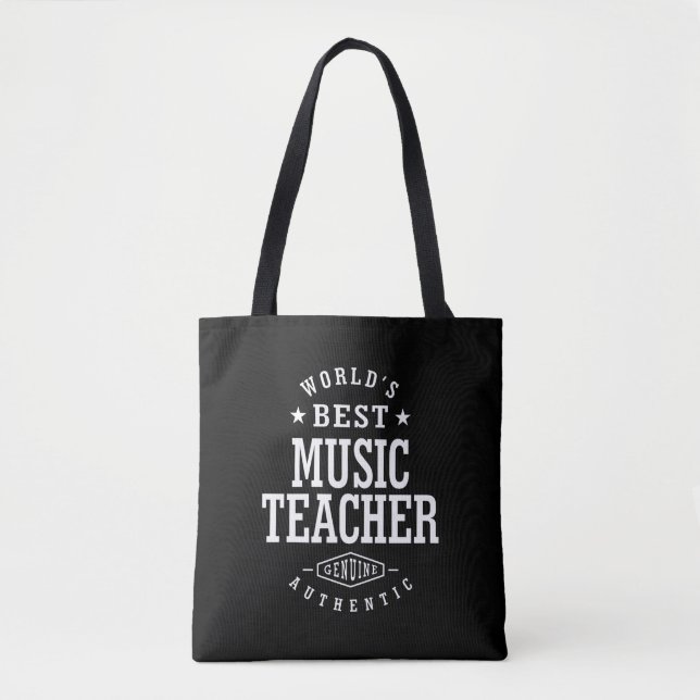 Musiklehrer Job Titel Geschenk Tasche (Vorderseite)