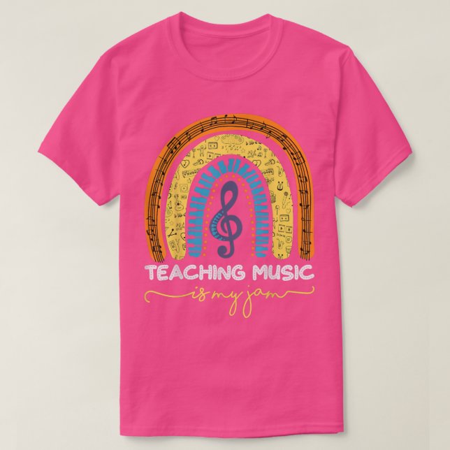Musiklehrer Musik lehren ist mein Jam T-Shirt (Design vorne)