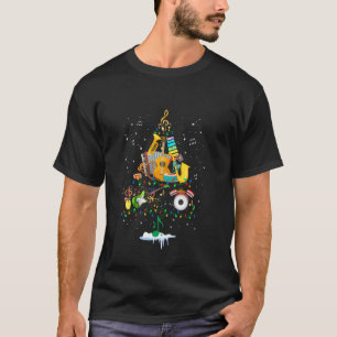 Musiklehrer Musikinstrumente Weihnachtsbaum Musici T-Shirt