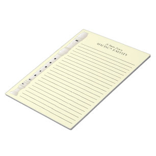 Musiklehrer-Musikkapelle Notizblock