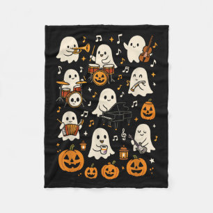 Musiklehrer Orchester Shirt, Spooky Halloween Gh Fleecedecke