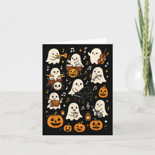 Musiklehrer Orchester Shirt, Spooky Halloween Gh Karte