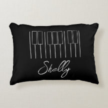 Musiklehrer Piano Student Tastatur Schwarz-weiß