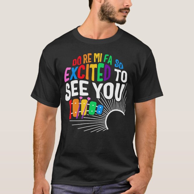 Musiklehrer-Shirt, Mi FA so aufgeregt? T-Shirt (Vorderseite)