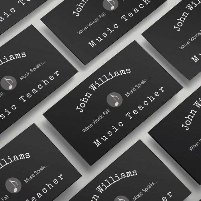 Musiklehrer Visitenkarte (Von Creator hochgeladen)