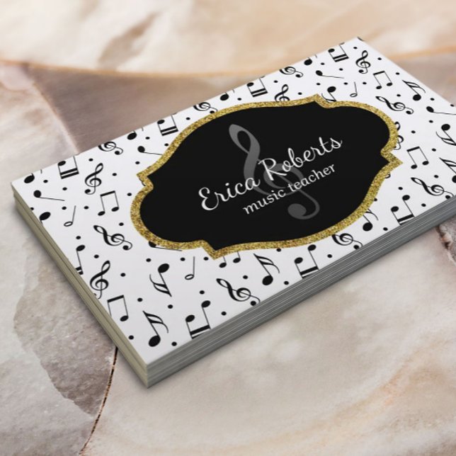 Musiklehrer Vocal Coach Sängerin Musikalisch Visitenkarte (Von Creator hochgeladen)