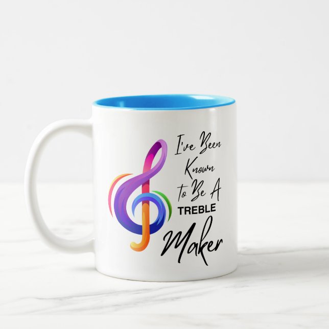 Musiklehrer, von dem ich bekannt war, dass ich ein zweifarbige tasse (Links)
