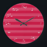 Musiklesen schlägt Zeituhr - rot Große Wanduhr<br><div class="desc">Musik,  Musik,  "Musiknoten",  "Musiknote",  Timing,  Beats,  Beats,  "Notenmusik",  Musiker,  "Ganzton",  "Halbnote",  "Viertelnote",  "achte Note",  Häkelstuhl,  Quaver,  Semibreve,  Breve,  Theorie,  "Musiktheorie",  Mathematik,  Mathematik,  Mathematik,  "Seh-Lesen,  Spaß,  lustig,  lustig,  Spaß,  lustig,  lustig,  lustig,  ,  lustig,  Story,  quirkig,  weiß,  cool,  einzigartig,  "music lehrer",  Sänger,  Gesang,  Konzert,  rot,  hell,  kühn</div>