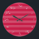 Musiklesen schlägt Zeituhr - rot Große Wanduhr<br><div class="desc">Musik, Musik, "Musiknoten", "Musiknote", Timing, Beats, Beats, "Notenmusik", Musiker, "Ganzton", "Halbnote", "Viertelnote", "achte Note", Häkelstuhl, Quaver, Semibreve, Breve, Theorie, "Musiktheorie", Mathematik, Mathematik, Mathematik, "Seh-Lesen, Spaß, lustig, lustig, Spaß, lustig, lustig, lustig, , lustig, Story, quirkig, weiß, cool, einzigartig, "music lehrer", Sänger, Gesang, Konzert, rot, hell, kühn</div>
