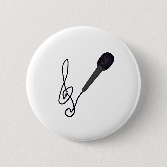 Musikliebhaber Button (Vorderseite)
