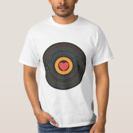 Musikliebhaber-Herz T-Shirt