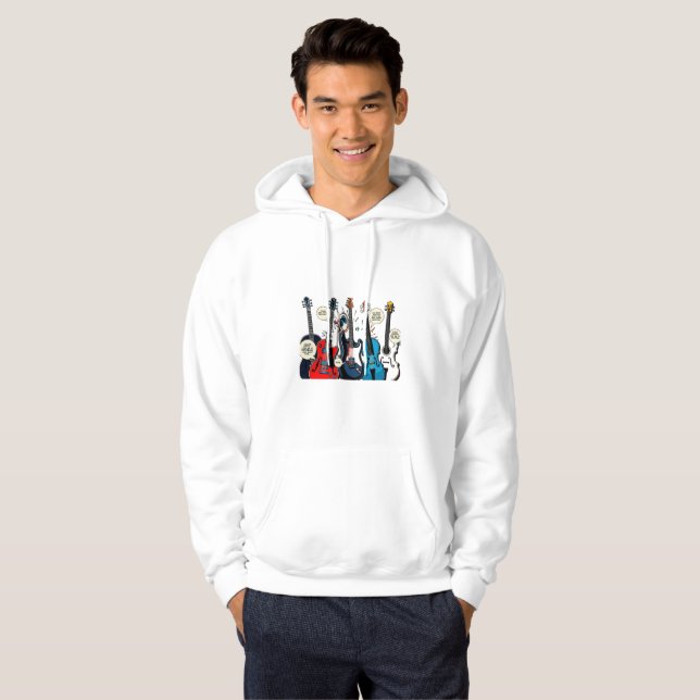 Musikliebhaber Hoodie (Vorne ganz)