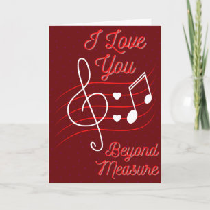 Musikliebhaber Lustige Valentinstagskarte Karte