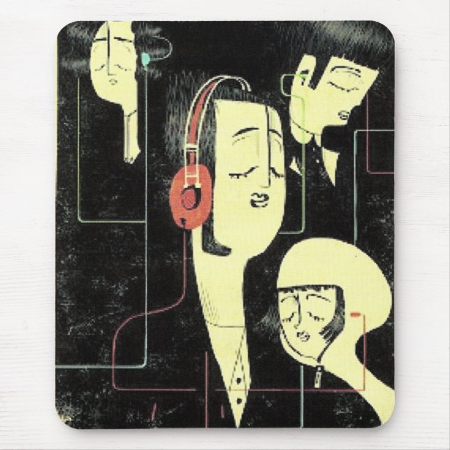 Musikliebhaber Mousepad (Vorne)