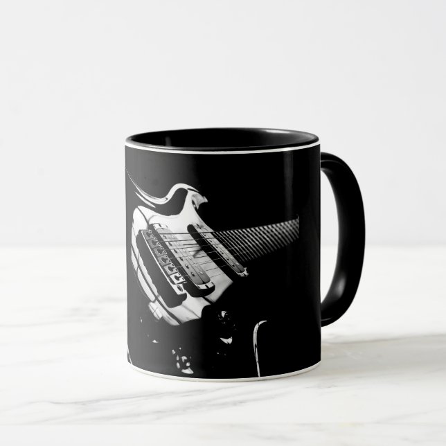 Musiklinien - Gitarre-Tasse Tasse (VorderseiteRechts)