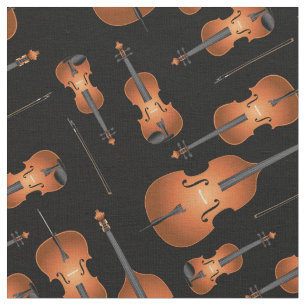 Musikmusikdekor des Streichquartetts Instrumente Stoff