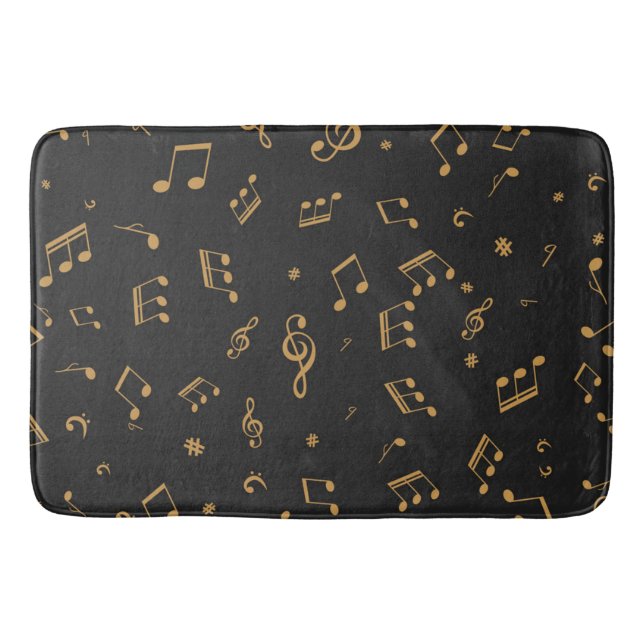 Musikmuster Badematte (Vorderseite)