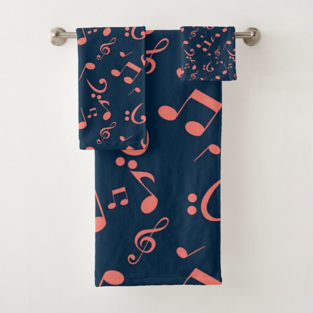 Musikmuster Badhandtuch Set (Insitu)