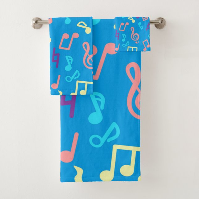 Musikmuster Badhandtuch Set (Insitu)