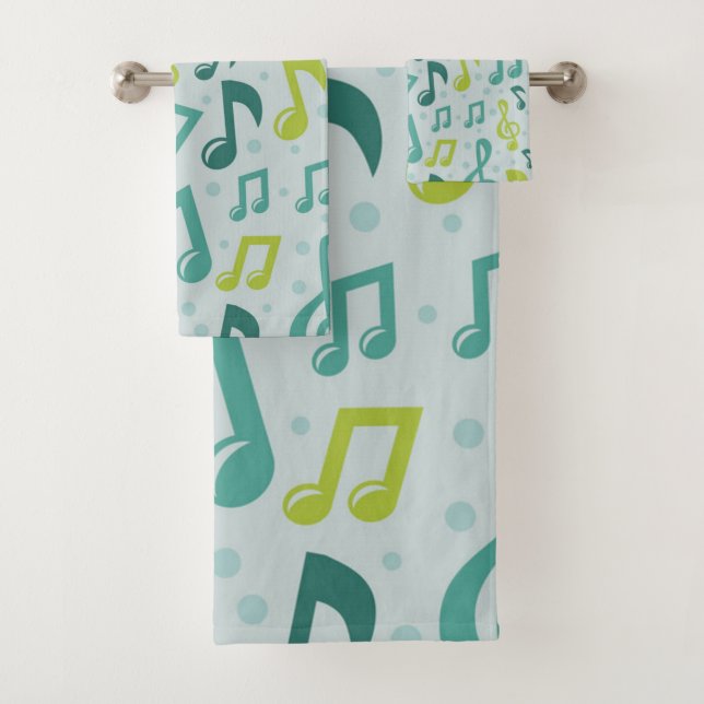 Musikmuster Badhandtuch Set (Insitu)
