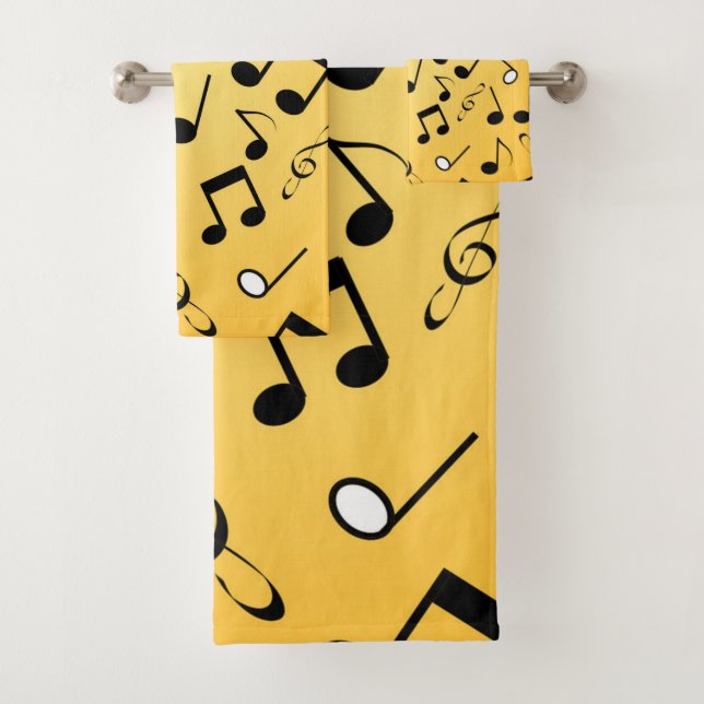Musikmuster Badhandtuch Set (Insitu)
