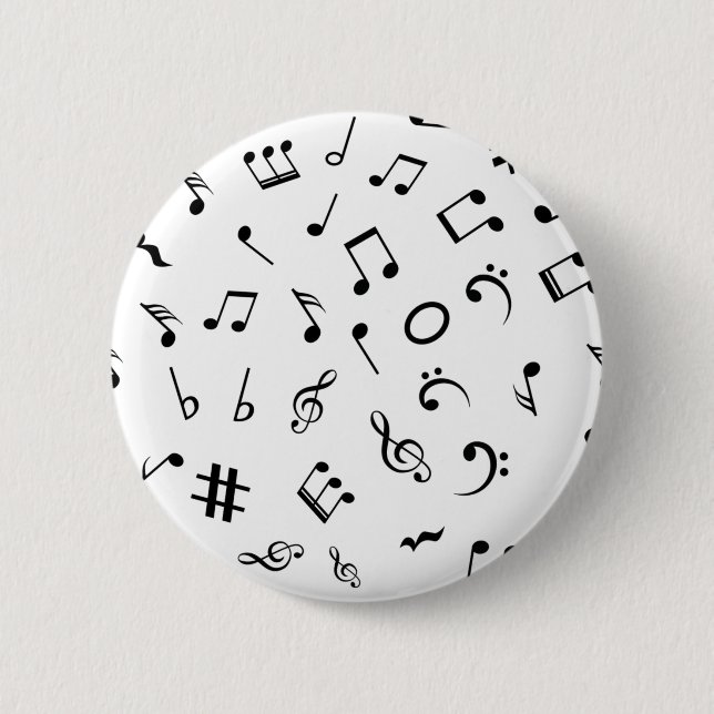 Musikmuster Button (Vorderseite)