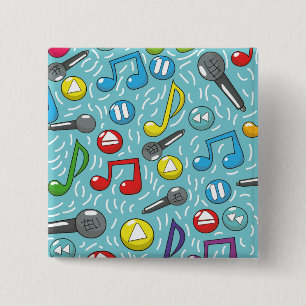 Musikmuster Button
