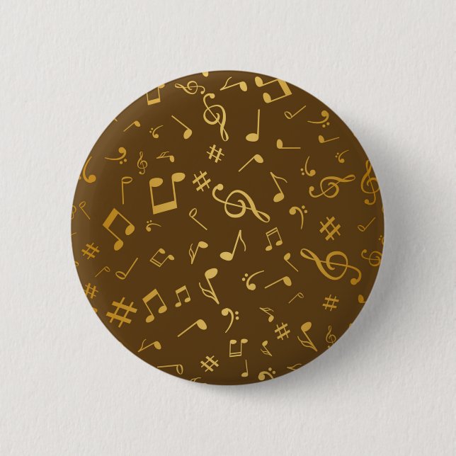Musikmuster Button (Vorderseite)