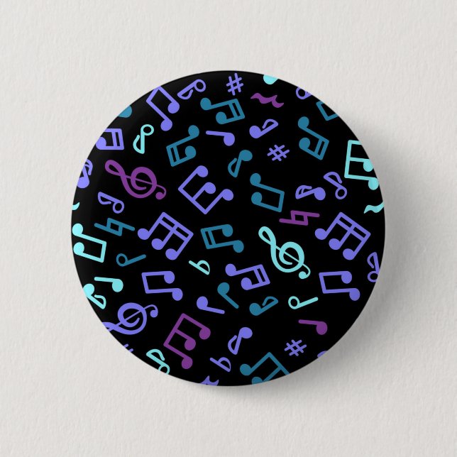 Musikmuster Button (Vorderseite)