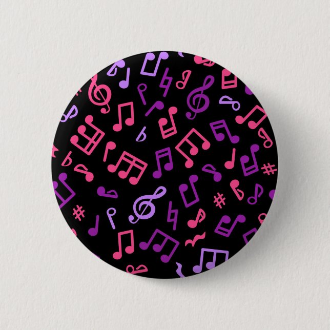 Musikmuster Button (Vorderseite)