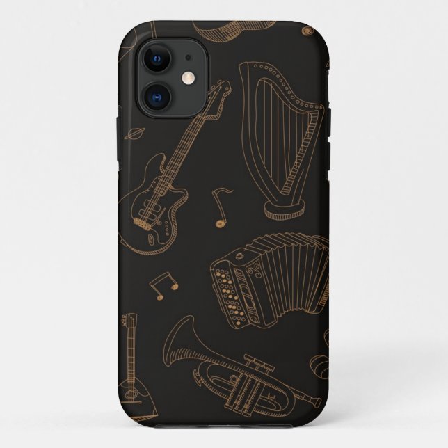 Musikmuster Case-Mate iPhone Hülle (Rückseite)