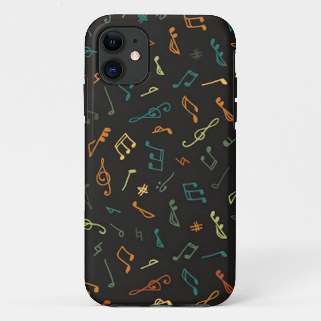 Musikmuster Case-Mate iPhone Hülle (Rückseite)