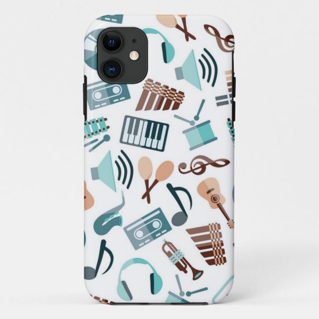 Musikmuster Case-Mate iPhone Hülle (Rückseite)