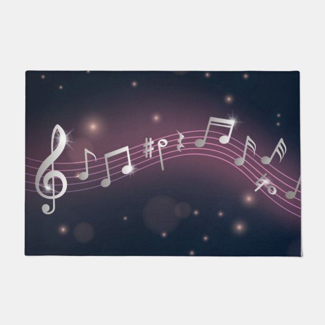 Musikmuster Fußmatte (Vorderseite)