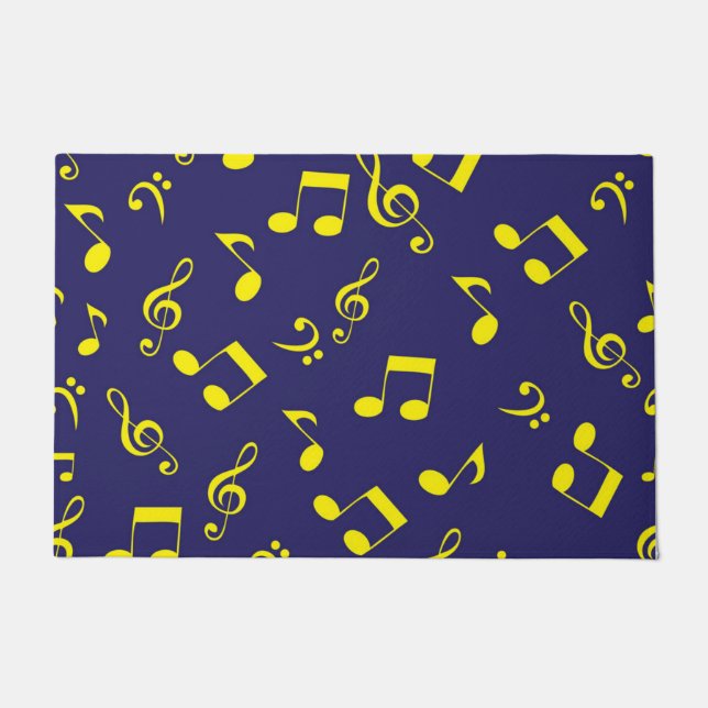 Musikmuster Fußmatte (Vorderseite)