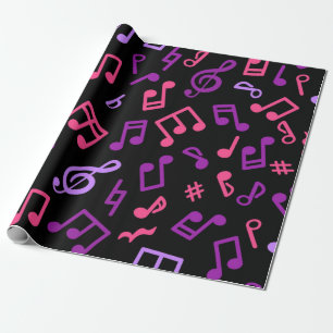 Musikmuster Geschenkpapier