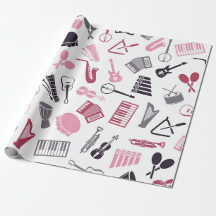 Musikmuster Geschenkpapier