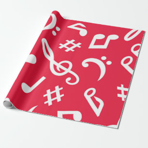 Musikmuster Geschenkpapier