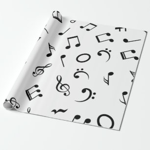 Musikmuster Geschenkpapier