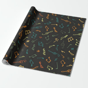 Musikmuster Geschenkpapier