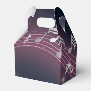 Musikmuster Geschenkschachtel