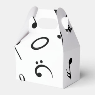 Musikmuster Geschenkschachtel