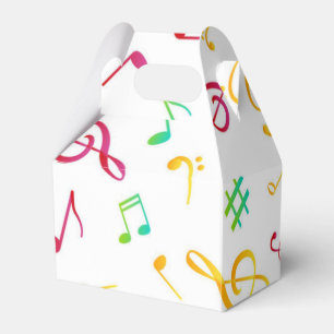 Musikmuster Geschenkschachtel