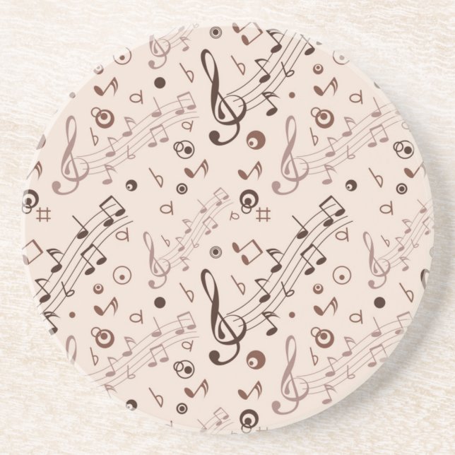 Musikmuster Getränkeuntersetzer (Vorne)