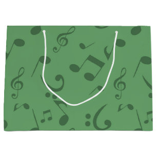 Musikmuster Große Geschenktüte