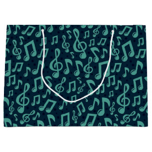 Musikmuster Große Geschenktüte